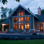custom timber home exterior