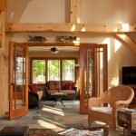 custom timber home interior