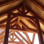 custom timber frame interior