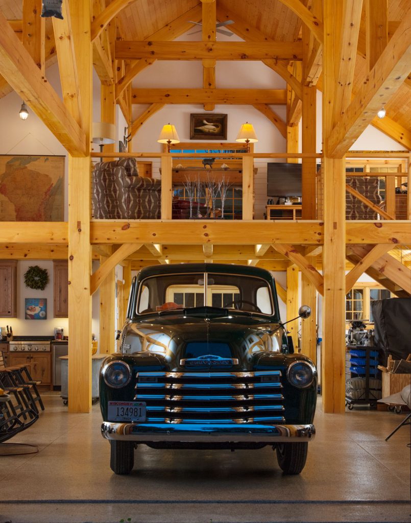 Timber Frame Party Barn Northern Wisconsin