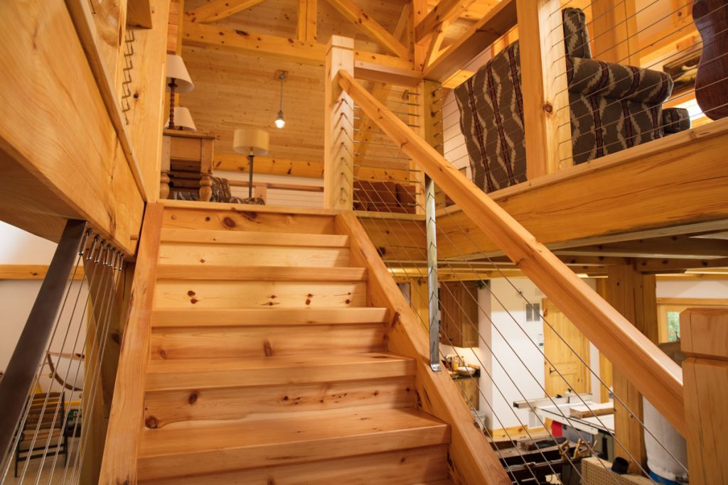 Timber Frame Man Cave Northern Wisconsin