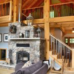 custom timber home interior