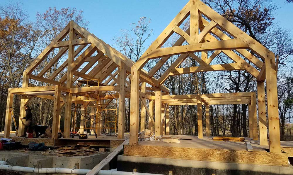 Jobs in Progress Custom Timber Frames