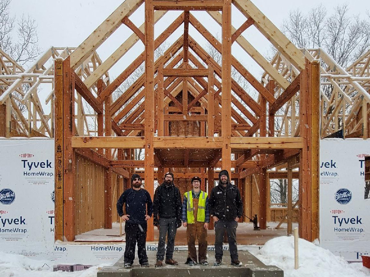Jobs in Progress | Custom Timber Frames