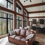 custom timber frame interior