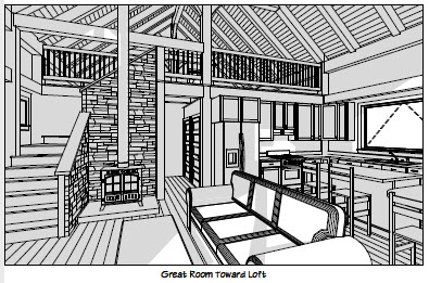 home interior drawing