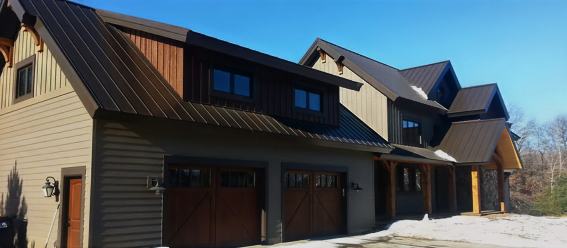 Hudson, WI Rustic White Pine Home Custom Timber Frames