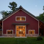 custom timber barn exterior