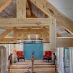 timber frame home interior