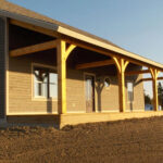 timber frame deck exterior